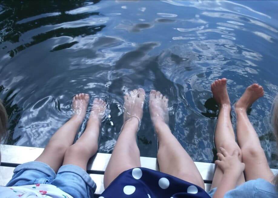 Nohy ve vodě