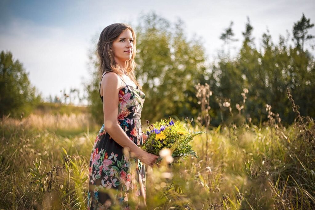 Aneta Štěpánková - foto na louce