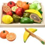 Dřevěné ovoce/zelenina/kuchyňské sety